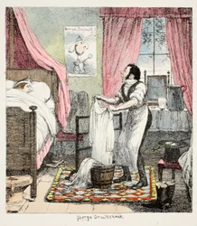 Mr. Lambkin being tired of the old-fashioned regular practice, and being so fortunate as to live in the days when the real properties of water are discovered, places himself under a Disciple of the im